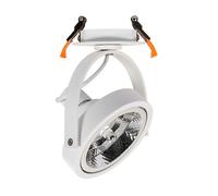 LEDKIA LIGHTING Foco Downlight LED 15W AR111 Corte Ø 80 mm 3000K Blanco Cálido GU10