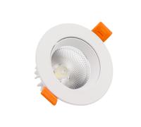 Ledkia Foco Downlight LED 15W Circular COB CRI90 Corte Ø 113 mm No Flicker 2700K Blanco Cálido No flicker 2700k warm white