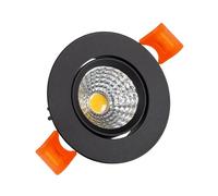 LEDKIA LIGHTING Foco Downlight LED 15W Circular COB CRI90 Corte Ø 90 mm Negro No Flicker 5000K Blanco Frío