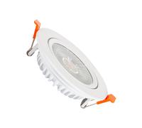 Ledkia Foco Downlight LED 15W COB Superslim LIFUD Direccionable Circular Blanco Corte Ø100 mm CRI90 Expert Color No Flicker