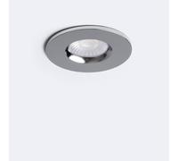 Ledkia Foco Downlight LED 5-8W Ignífugo Circular Regulable IP65 Corte Ø 65 mm Solid Design Blanco Seleccionable (Cálido-Neutro) Selectable silver (warm-neutral)