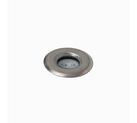 LEDKIA Foco Exterior LED Empotrable Suelo Acero inoxidable Mini 3000K Blanc