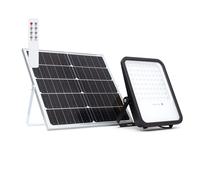 Ledkia Foco Proyector LED Solar 3300 lm IP65 con Control Remoto Nurda 4000K Blanco Neutro 4000k neutral white