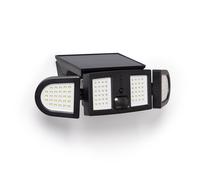 Ledkia Foco Proyector LED Solar 5W IP65 con Sensor de Movimiento PIR y Crepuscular 6000K - 6500K Sí Blanco Blanco Frío 6000k - 6500k yes black cool white