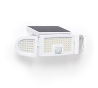 Ledkia Foco Proyector LED Solar 7W IP65 con Sensor de Movimiento PIR y Crepuscular 6000K - 6500K Sí Blanco Blanco Frío 6000k - 6500k yes white cool white