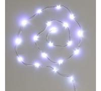 Ledkia Guirnalda Exterior LED Transparente Blanco Frío 12m