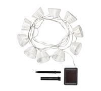 Ledkia Guirnalda LED Solar Digha 1.8m para Decoración Exterior White