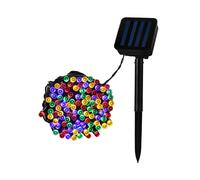 Ledkia Guirnalda Solar Exterior Cable LED 12m 3000K Blanco Cálido 3000k warm white