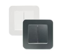 Ledkia Interruptor Doble Classic - Cambia con Estilo Tu Hogar