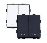 LEDKIA Interruptor Doble Conmutado Modern Blanco