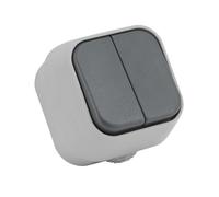 Interruptor Doble IP54 Resistente y Duradero | Ledkia