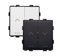 Ledkia Interruptor Pulsador para Persianas Automáticas con Flechas Modern Blanco