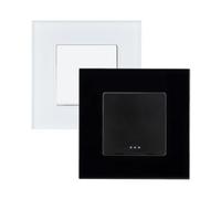 LEDKIA Interruptor Simple con Marco PC Modern Blanco