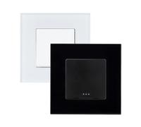 Ledkia Interruptor Simple de Cruzamiento con Marco PC Modern Blanco