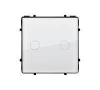 Ledkia Interruptor Táctil Doble Conmutado Modern Negro White