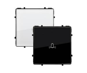 LEDKIA Interruptor Táctil Simple Pulsador Modern Negro