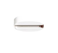 Ledkia Kit de Superficie Oval para Foco de Carril Monofásico Negro