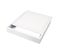 Ledkia Kit de Superficie Paneles 60x60 cm con Tornillos Blanco White