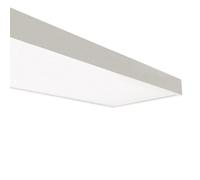 Ledkia Kit de Superficie Paneles (panel NO incluido) 120x30 cm con Tornillos Blanco White