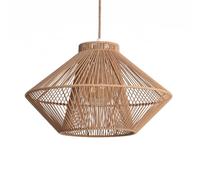 LEDKIA Lámpara Colgante Cuerda de Algodón Hana Marrón | CasquilloE27
