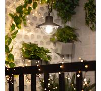Ledkia Lámpara Colgante Exterior Metal Neiva Negro