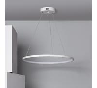 Ledkia Lámpara Colgante LED 20W Metal CCT Seleccionable Ivalo Blanco White