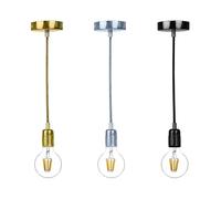 LEDKIA Lámpara Colgante Metal Bowier Dorado