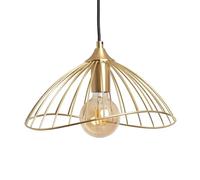 LEDKIA Lámpara Colgante Metal Kibanda Alfarb Dorado