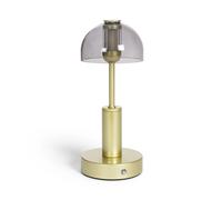 Ledkia Lámpara de Mesa LED Metal Portátil con Batería USB Recargable Luliu Ludza Dorado