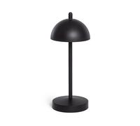 Ledkia Lámpara de Mesa LED Portátil para Exterior Metal con Batería Recargable Pirinoa Negro