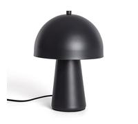Ledkia Lámpara de Mesa Metal Quinga Marrón