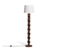 LEDKIA Lámpara de Pie Madera Dagmar Blanco | CasquilloE27