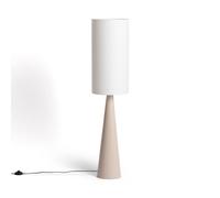 LEDKIA Lámpara de Pie Metal y Tela Cambaca Beige | CasquilloE27
