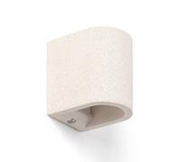 LEDKIA LIGHTING - Aplique de Pared de Cemento | Iluminación Doble Cara | Diseño Moderno y Minimalista | Ideal para Salón, Dormitorio, Pasillo | Fácil Instalación, Beige, Cemento Beige