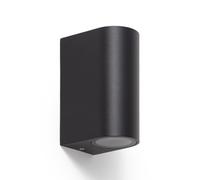 LEDKIA LIGHTING Aplique de Pared Exterior Aluminio Iluminación Doble Cara Big Gala GU10