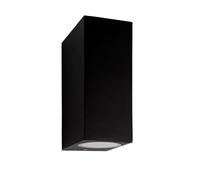 LEDKIA LIGHTING Aplique de Pared Exterior Aluminio Iluminación Doble Cara Negro Miseno