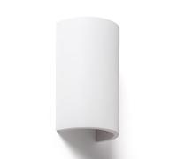 LEDKIA LIGHTING Aplique de Pared Yeso Round Vulni Blanco G9