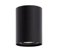 LEDKIA LIGHTING - Aplique de Techo | Aluminio Resistente | Compatible con Bombilla GU10 hasta 10W | Uso Interior y Exterior Cubierto, Negro, Aluminio Black