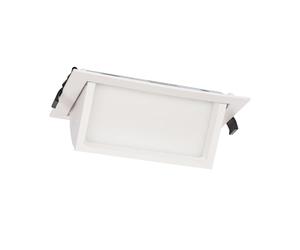 LEDKIA LIGHTING Downlight LED 24W Rectangular Direccionable Chip 120 lm/W Corte 210x125 mm No Flicker 6000K Blanco Frío