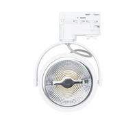 LEDKIA LIGHTING Foco Carril LED Trifásico 15W Regulable CREE AR111 Blanco 5500K Blanco Frío