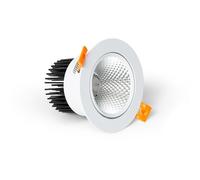 LEDKIA LIGHTING Foco Downlight LED 12W Circular COB CRI90 Corte Ø 90 mm No Flicker 5000K Blanco Frío
