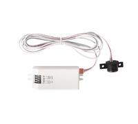 LEDKIA LIGHTING - Interruptor Sensor Sin Contacto | Ideal para Armarios | Potencia Máx. 400W | Protección IP20 | Dimensiones Compactas | Ángulo Detección 90º, Negro, Policarbonato