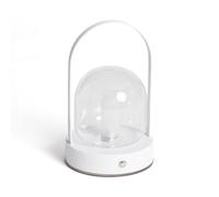 LEDKIA LIGHTING Lámpara de Mesa LED Portátil con Batería USB Recargable Olena Blanco