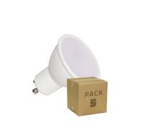 LEDKIA LIGHTING Pack 5 Bombillas LED 12/24V GU10 6W 600 lm No Flicker 6500K Blanco Frío GU10