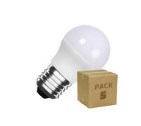 LEDKIA LIGHTING Pack 5 Bombillas LED E27 4W 360 lm G45 No Flicker 4000K Blanco Neutro E27 4000k neutral white - pack 5 units