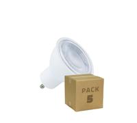LEDKIA LIGHTING Pack 5 Bombillas Regulable LED GU10 5W 430 lm 100º No Flicker 6000K Blanco Frío GU10 6000k cold white - pack 5 units