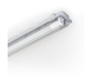 LEDKIA LIGHTING Pantalla Estanca 150cm IP65 con Tubo LED Cristal 22W 140lm/W 4000K Blanco Neutro G13