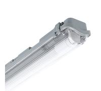 LEDKIA LIGHTING - Pantalla Estanca Slim para Tubo LED (NO incluido) 120 cm | Protección IP65 Ideal para Interiores y Exteriores | Conexión Lateral | Policarbonato, 1200 mm 1200mm