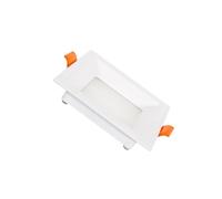 LEDKIA LIGHTING Placa LED 7W Cuadrada CCT Seleccionable Microprismático Corte 75x75 mm No Flicker 2700K - 4000K - 6000K Seleccionable (Cálido-Neutro-Frío)