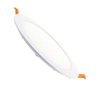 LEDKIA LIGHTING Placa LED Circular Empotrable 15W | Luz Blanca Día 5000K | 1200 Lúmenes | Diseño Ultrafino Ø190 mm | Driver Incluido | No Regulable | Ideal para Oficinas, Cocinas o Zonas de Paso